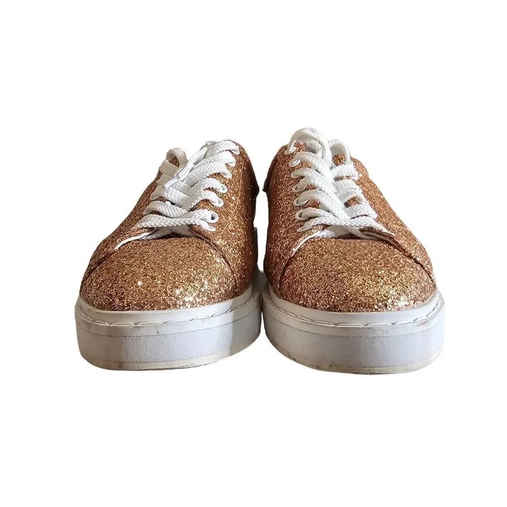 Golden Goose Gold Glitter Athletic Shoes - Picture 10 of 13